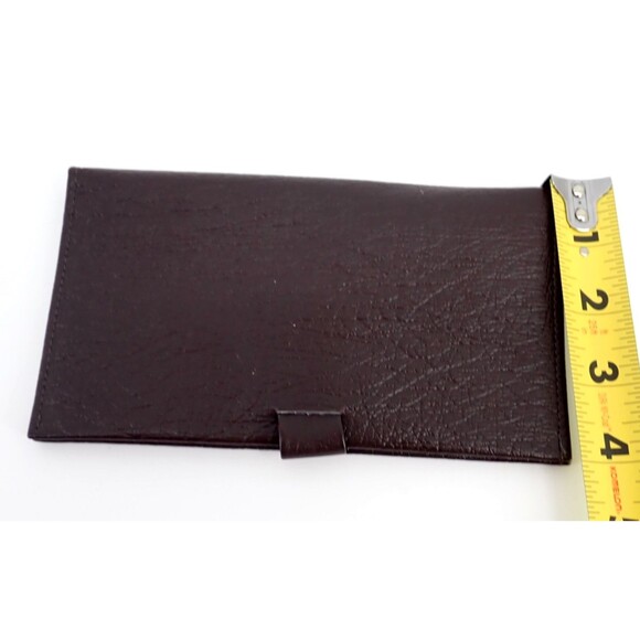 Elephant Leather Unisex Wallet Jacob No.2958 Long Length Gold Embossed Bifold - Picture 8 of 8